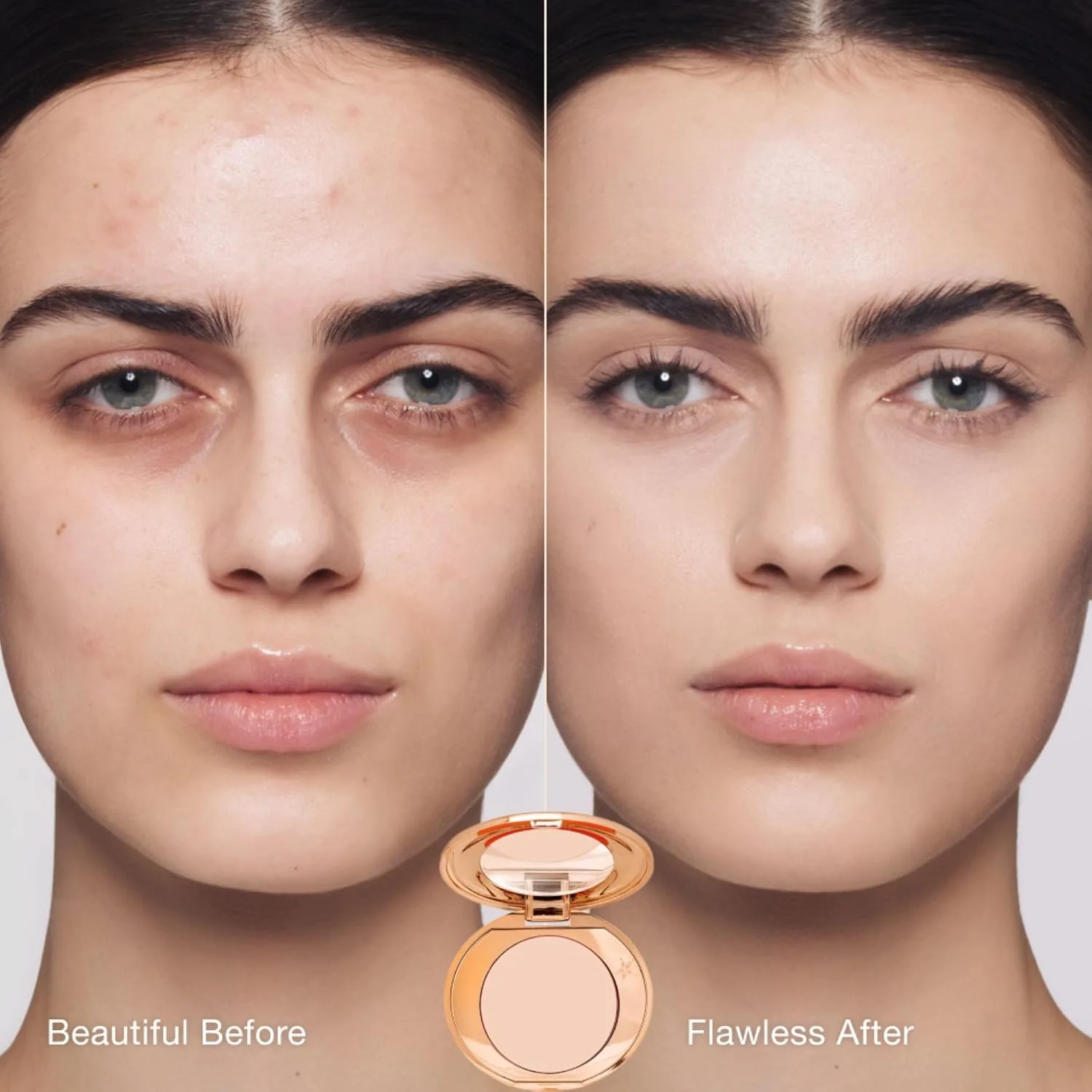 Корректор для лица Charlotte Tilbury Magic Vanish - кремообразная пудра, помогающая уменьшить темные круги и отечность под глазами - обогащена слюдой для придания коже сияния., Fair — фото 2