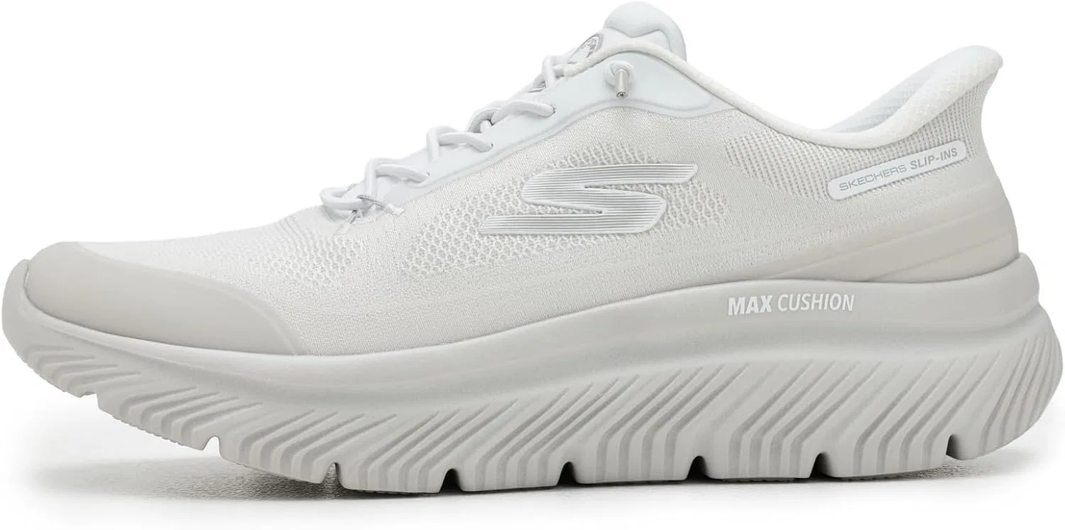 Мужские кроссовки Skechers Go Walk Max Cushioning Hyper Burst Zoltar, White Grey — фото 4