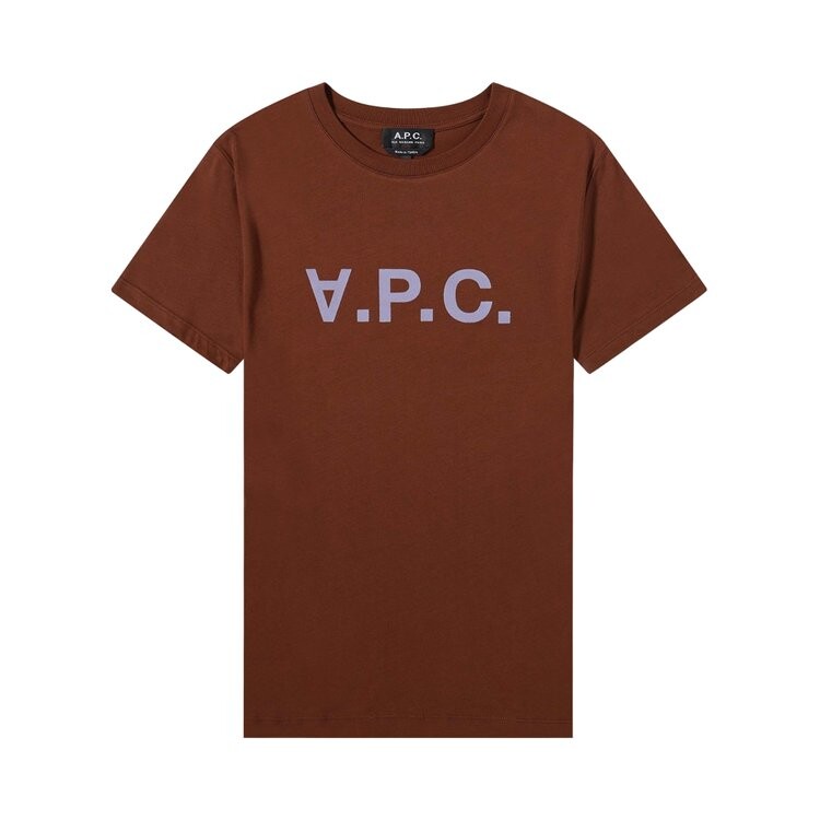 

Футболка A.P.C. VPC Color H T-Shirt, коричневый