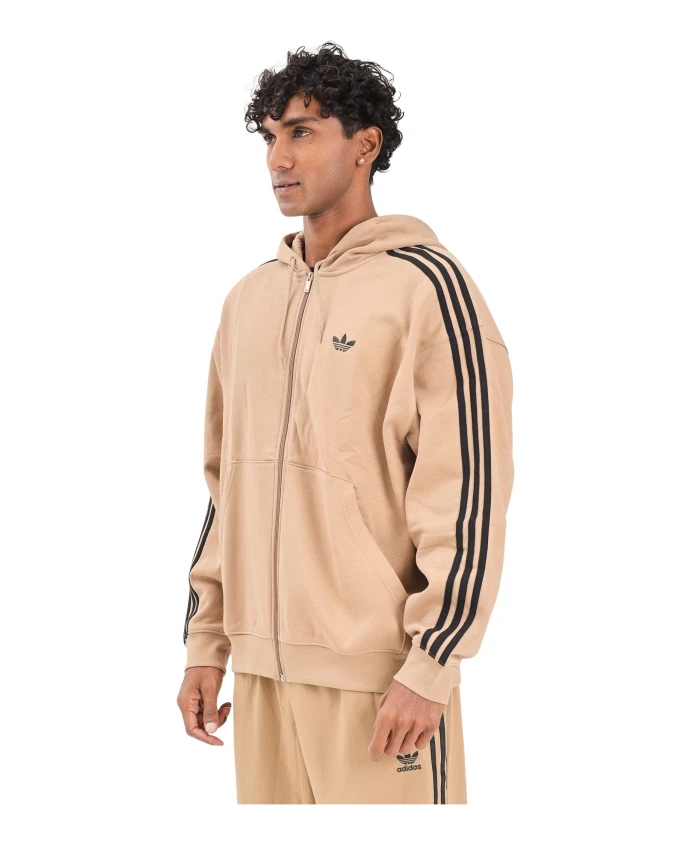 

Толстовка Adicolor оверсайз на молнии Adidas Originals, бежевый