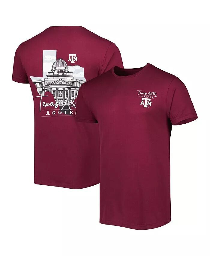 

Мужская темно-бордовая футболка Texas A&M Aggies Hyperlocal Image One