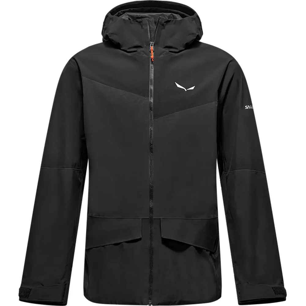 

Флис Salewa Puez Gorotex 2L EPE full zip, черный