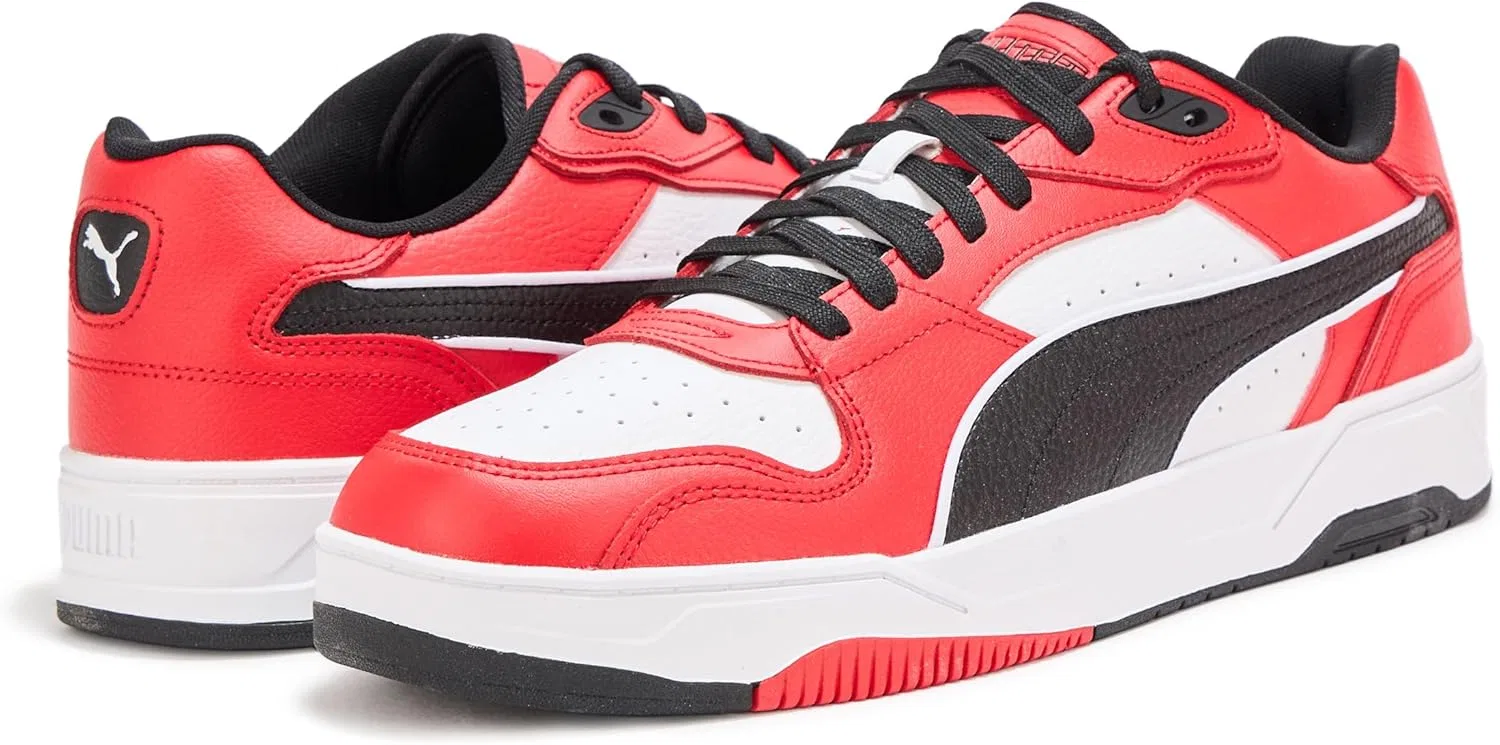 Мужские кроссовки Puma RBD Break Low, White Black For All Time Red Ah25 — фото 3