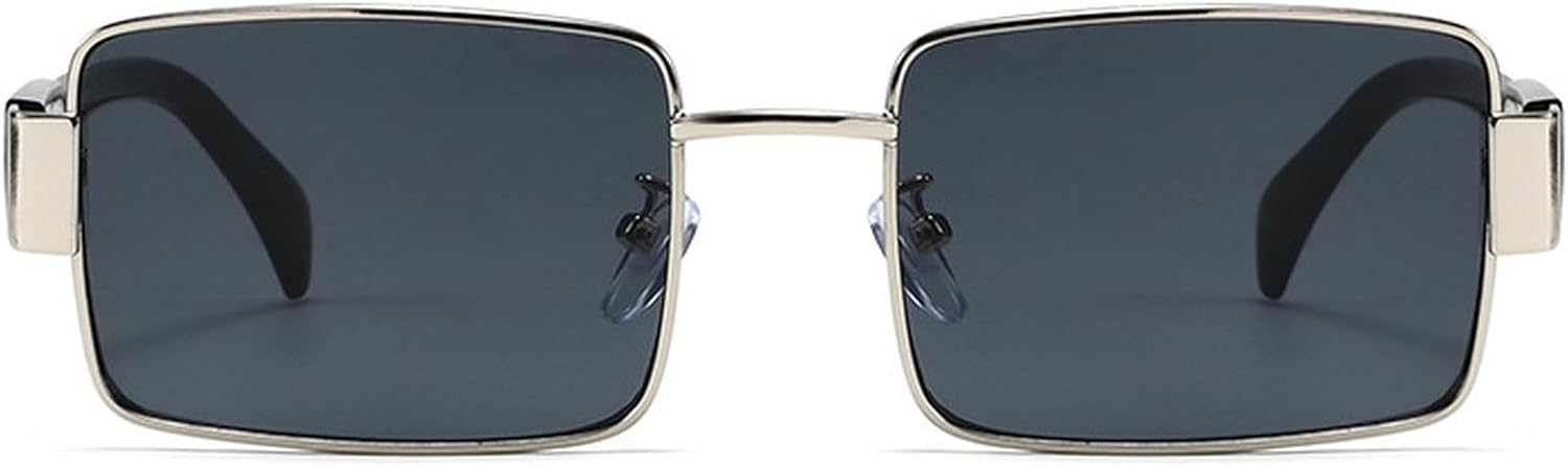 

Солнцезащитные очки, тип: панк, бренд: mincl, цвет: черный, зеленый, серый, форма: прямоугольная, квадратная, материал оправы: металл, защита: UV400, стиль: винтажный, модные