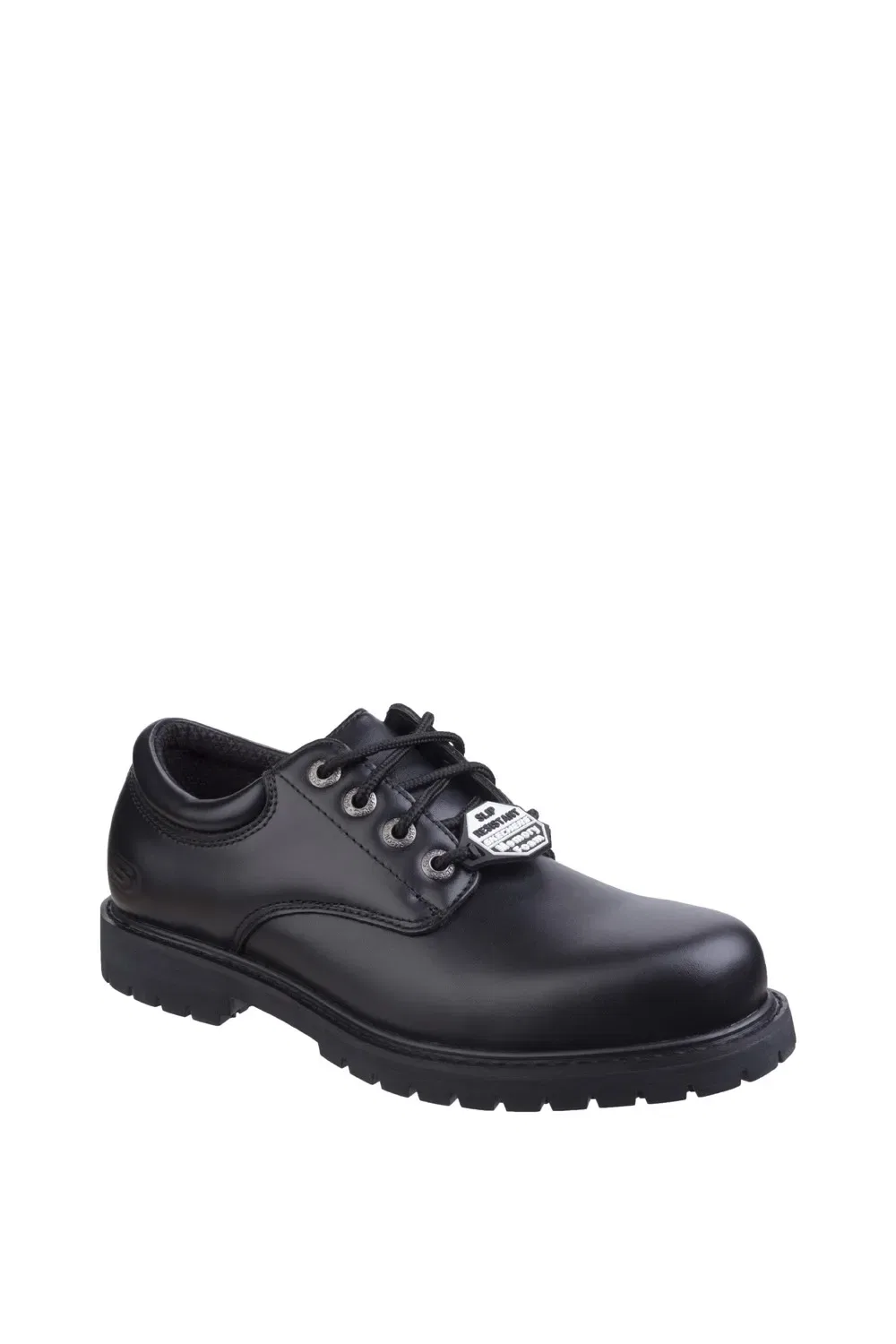 Мужские рабочие туфли Skechers Relaxed Fit Cottonwood Elks SR, черный