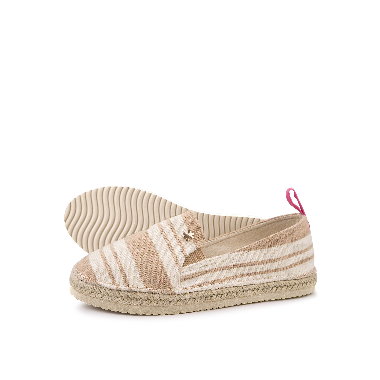 

Эспадрильи Flip Flop espadrille*striped, цвет Hellbeige/Beige