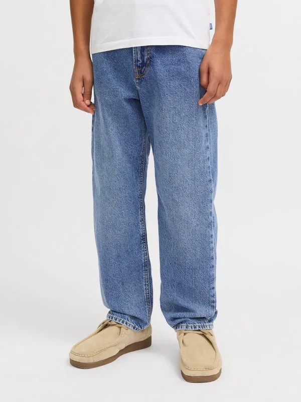 Прямые джинсы криса Jack & Jones Junior, Blue Denim