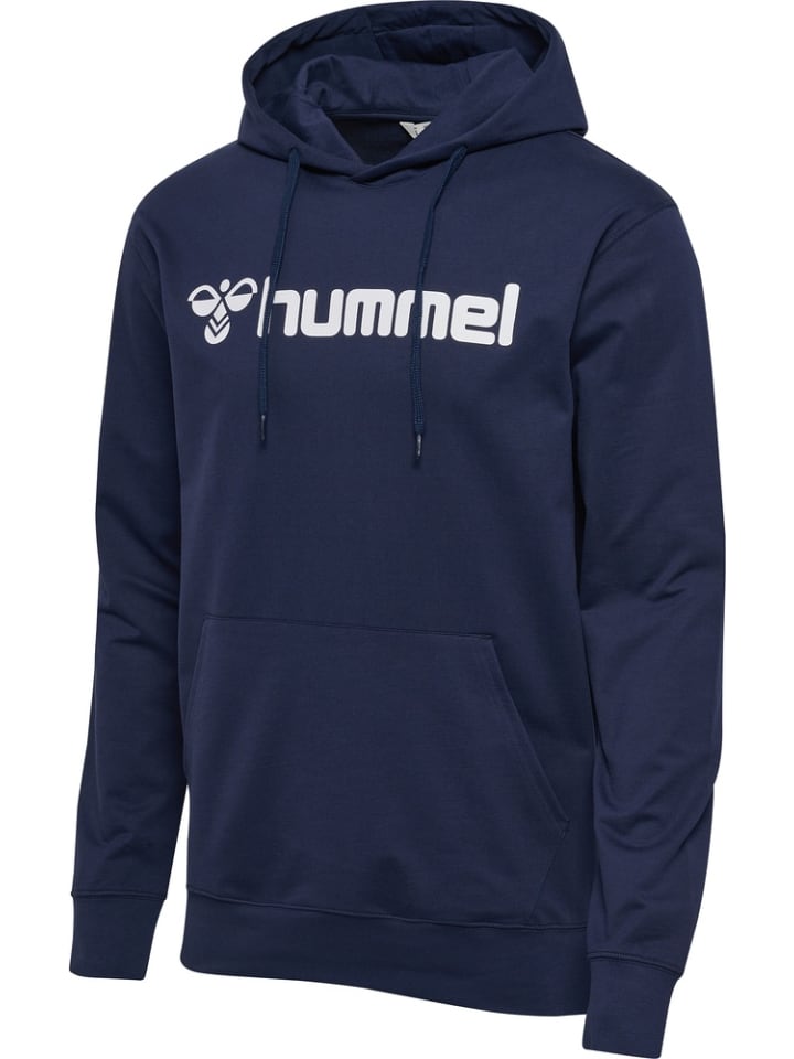 

Толстовка Hmlgo 2.0 Logo Hoodie синего цвета Hummel