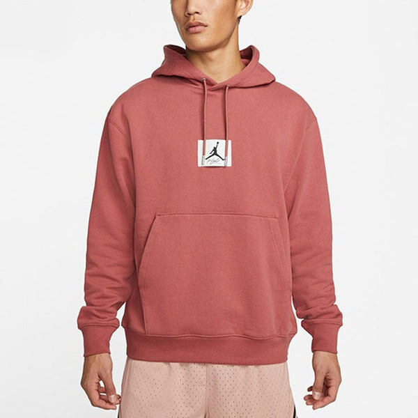 Толстовка Men's Air Jordan SS22 Logo Casual Red, красный — фото 4