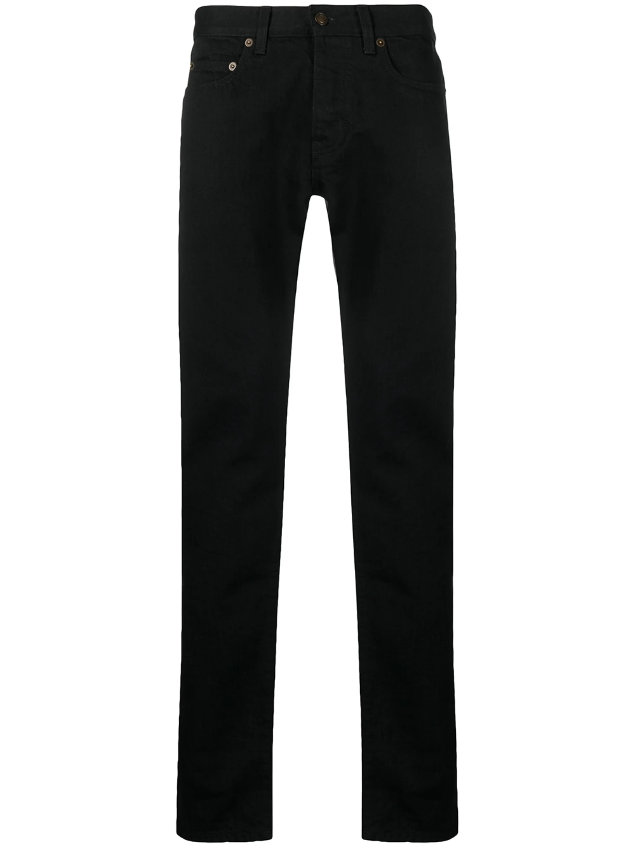 

Джинсы кроя слим Saint Laurent, черный