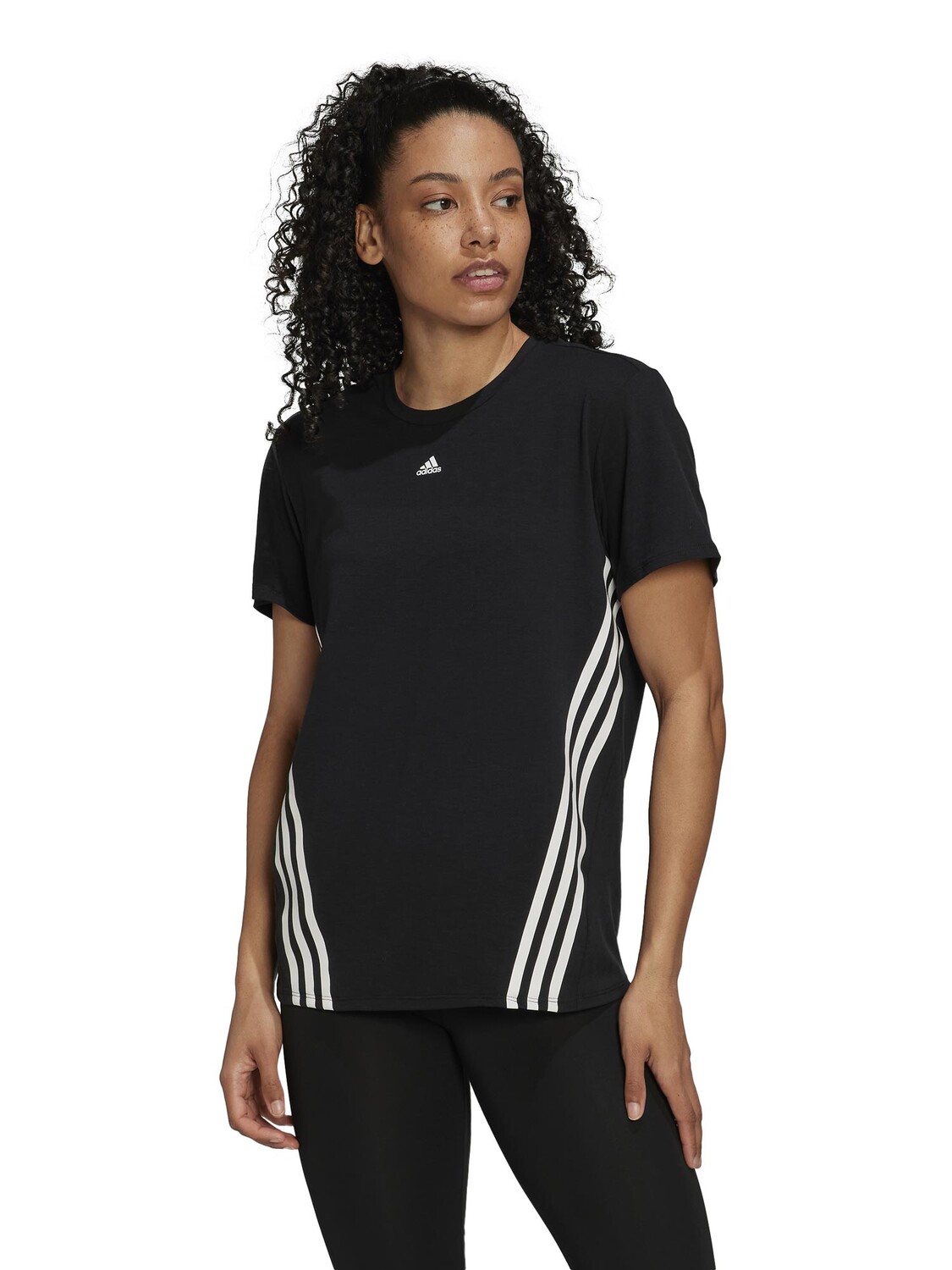 

Футболка Adidas Performance Trainicons 3-Stripes, черный