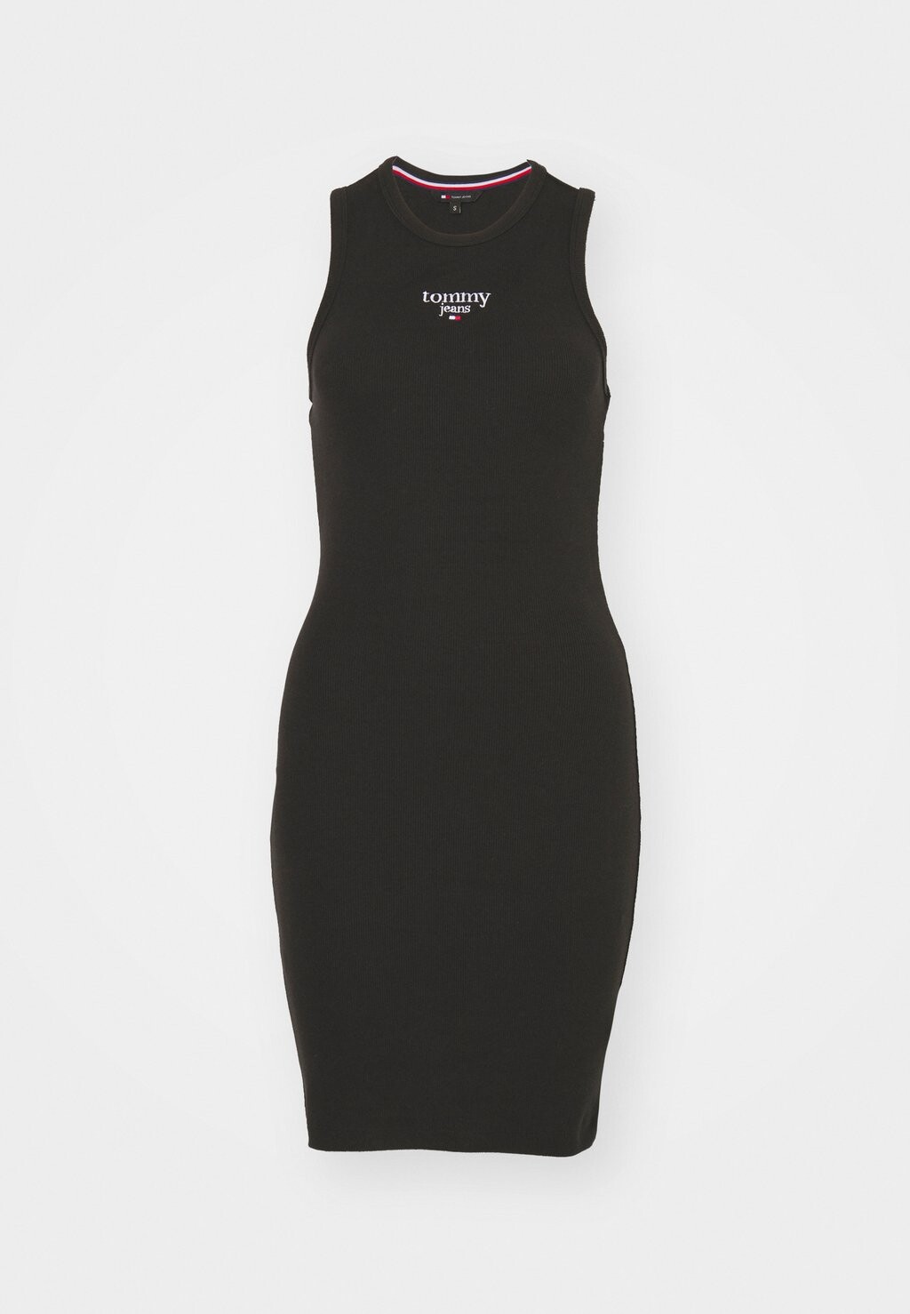 

Платье из джерси Logo Bodycon Dress Tommy Hilfiger, черное