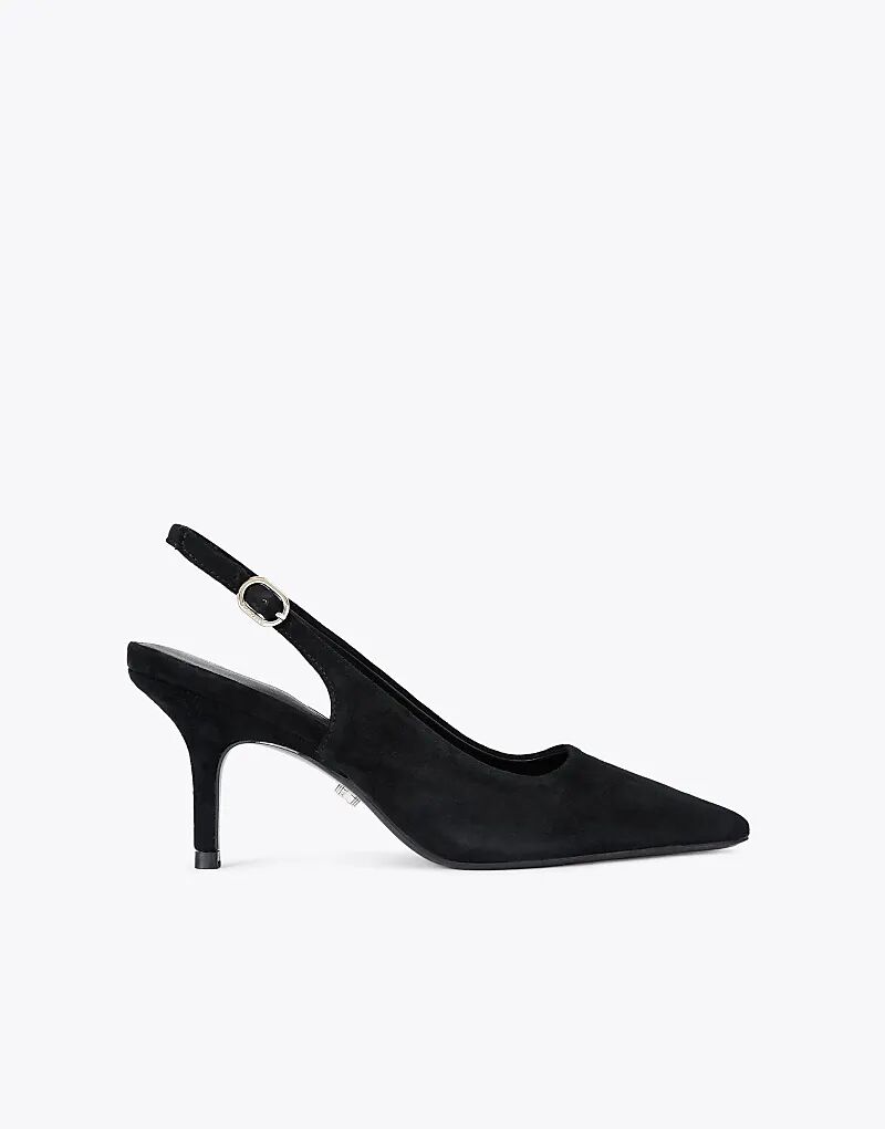 Туфли на каблуке Carvela Spirited из черной замши