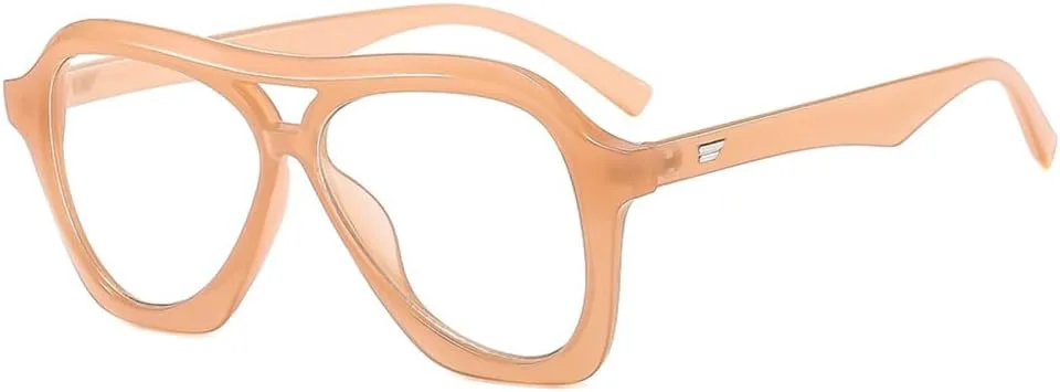 

Ретро-солнцезащитные очки неправильной формы для женщин и мужчин, винтажные солнцезащитные очки с увеличенной оправой, защита от УФ-излучения UV400 generic, 3