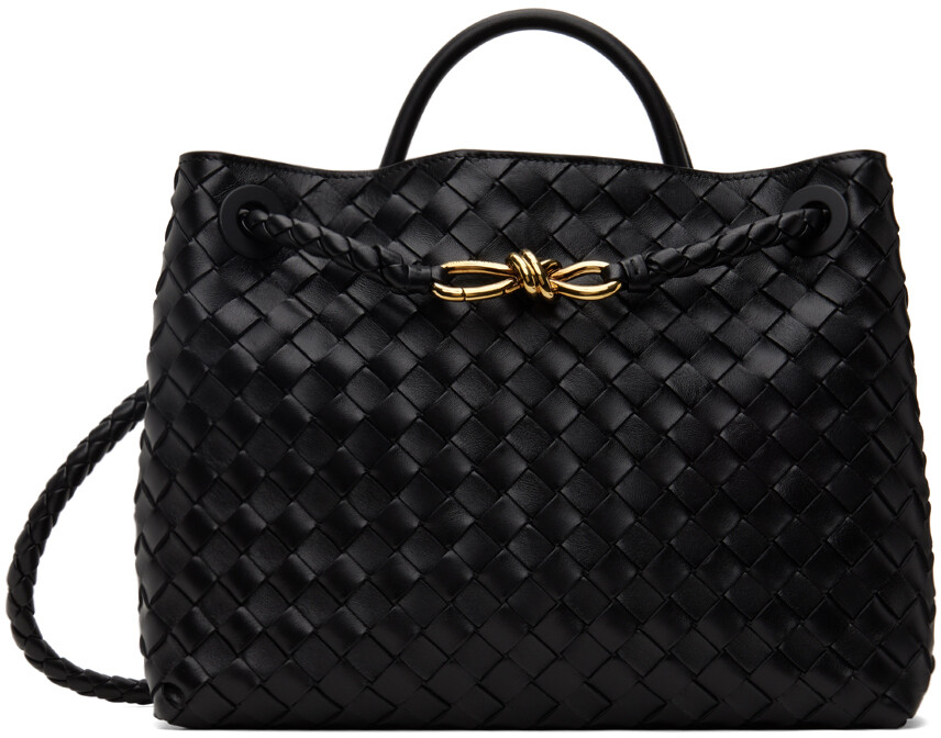 

Черная сумка Andiamo среднего размера Bottega Veneta, цвет Black