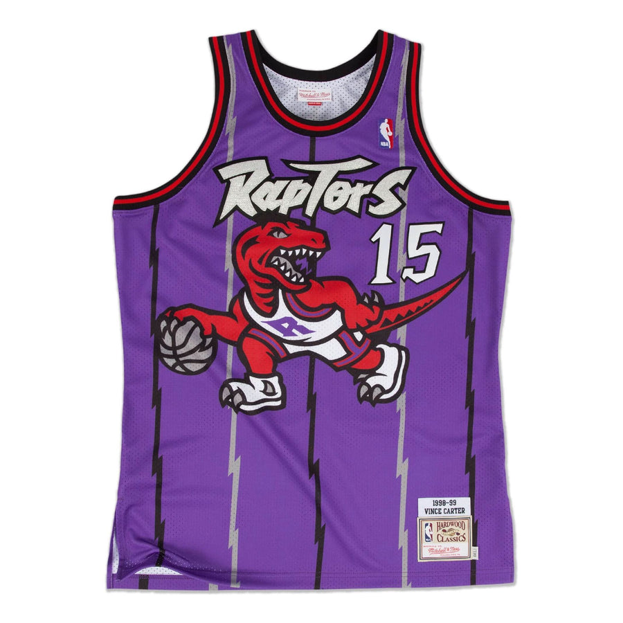 

Джерси Mitchell & Ness x NBA Toronto Raptors 1998-99 Road Jerseys 'Vince Carter 15', фиолетовый