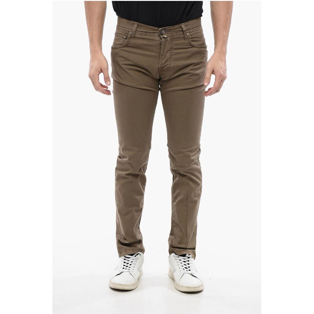 

Коричневые хлопковые брюки Corneliani, Brown