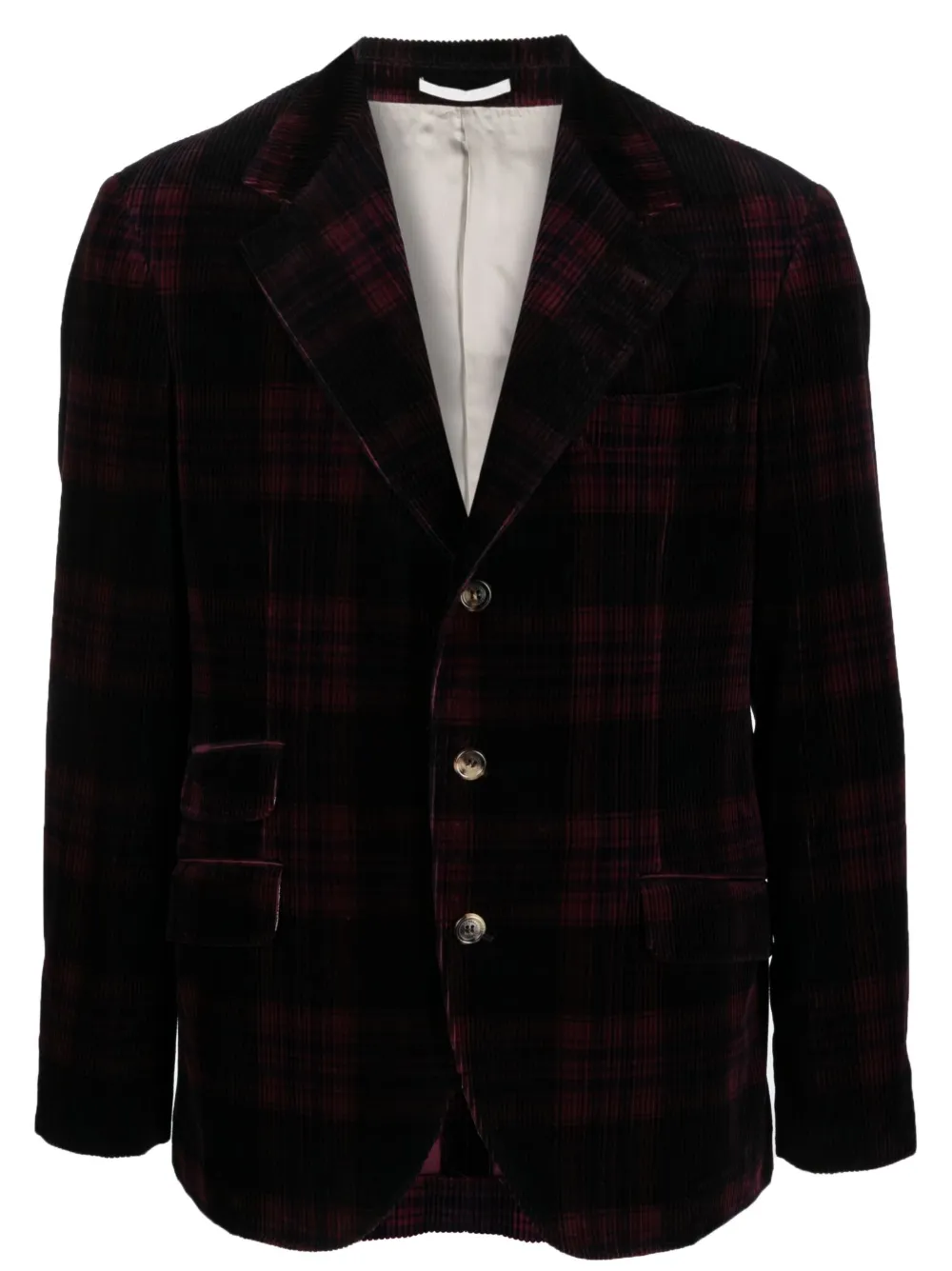 

Пиджак в клетку Prince of Wales Brunello Cucinelli, красный