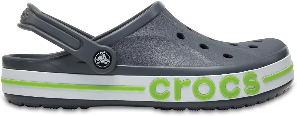 Мужские мюли Crocs, charcoal/volt green — фото 3