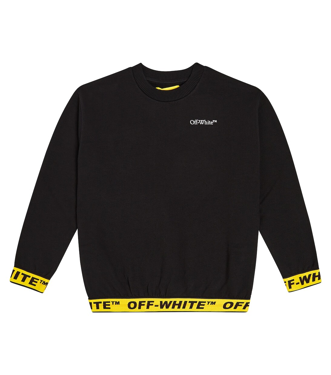 

Толстовка из хлопка с логотипом Off-White, черный