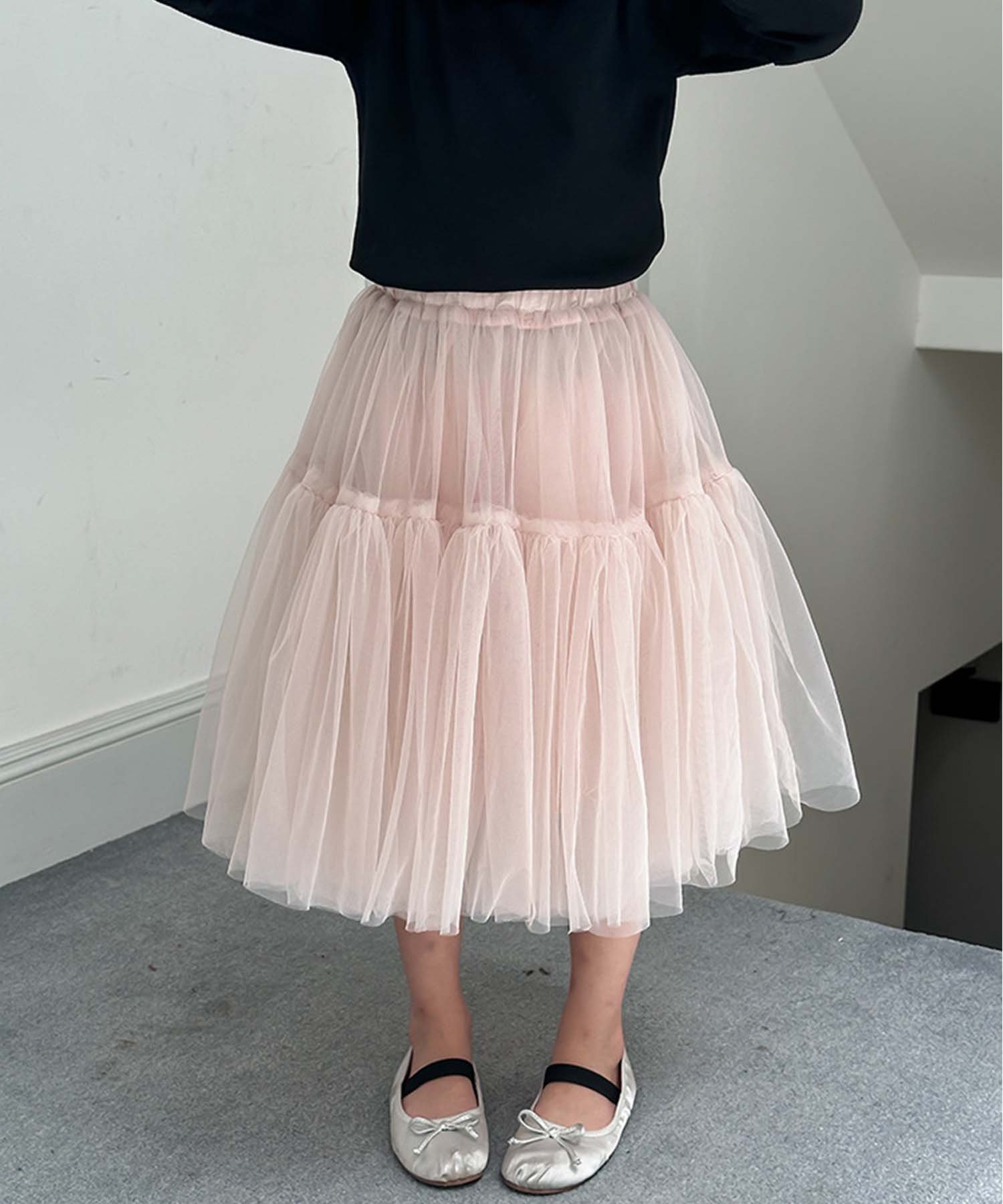 Юбка из тюля Aimoha Kids, pink — фото 2