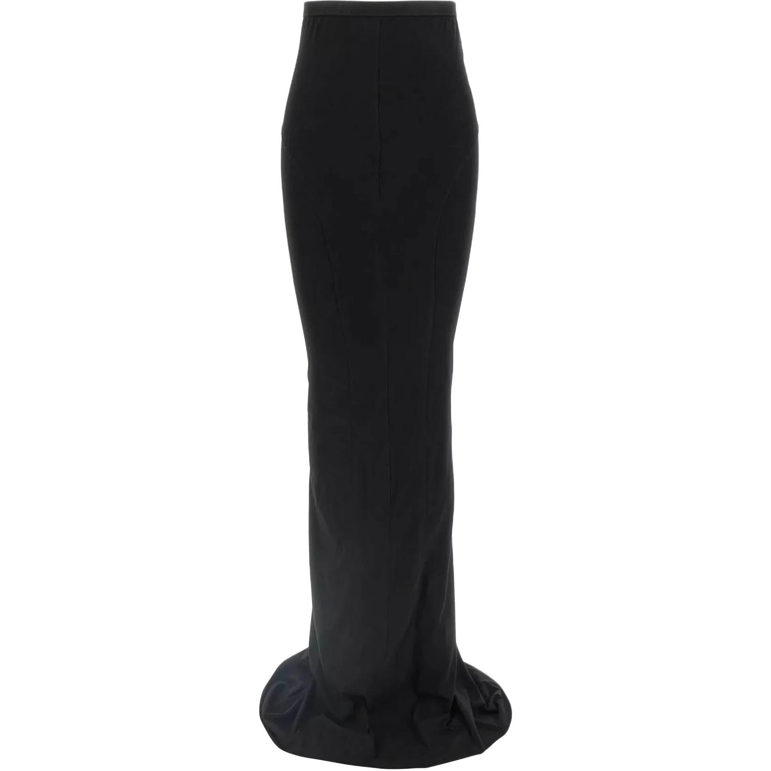 

Юбка длинная с эластичной резинкой на талии RICK OWENS, черный