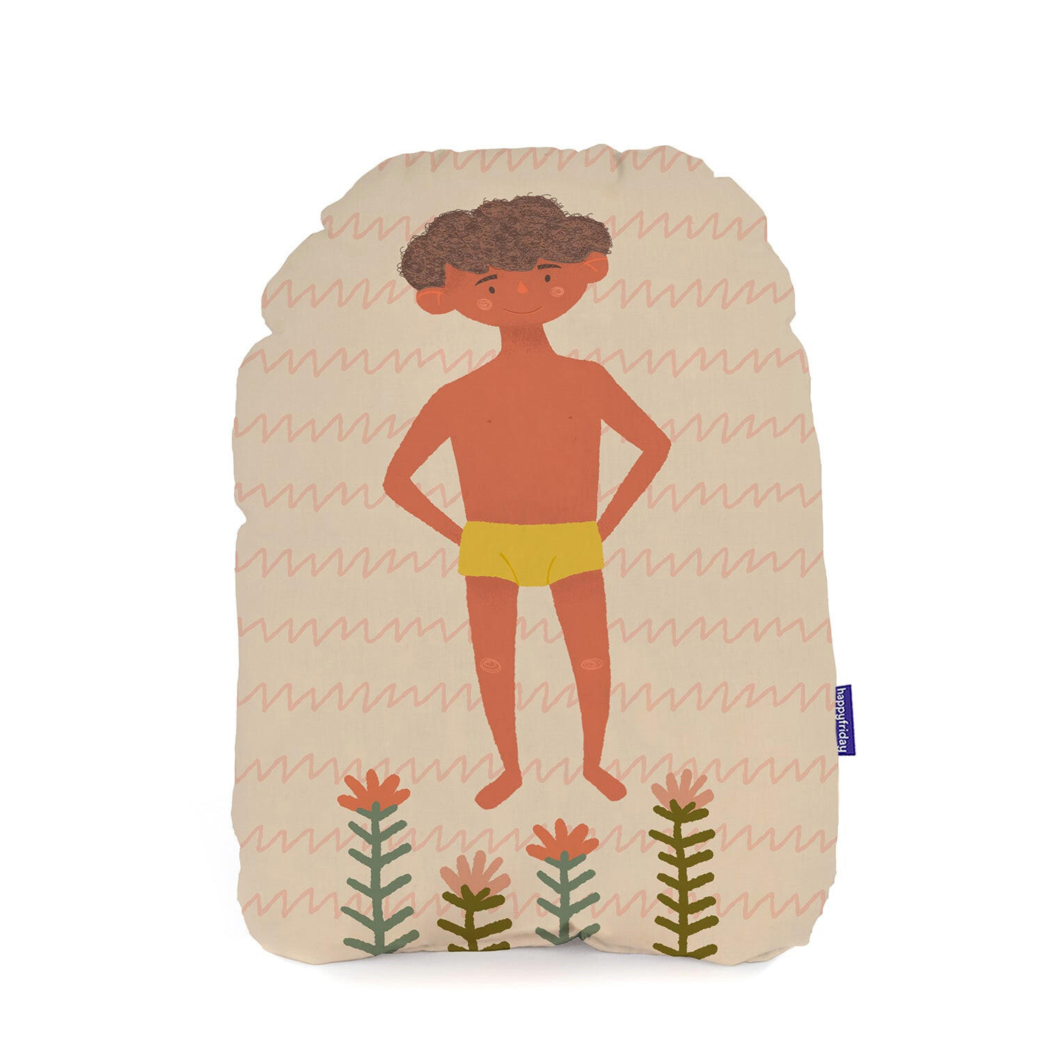 

Подушка Happy Friday, 40x30 см, многоцветный