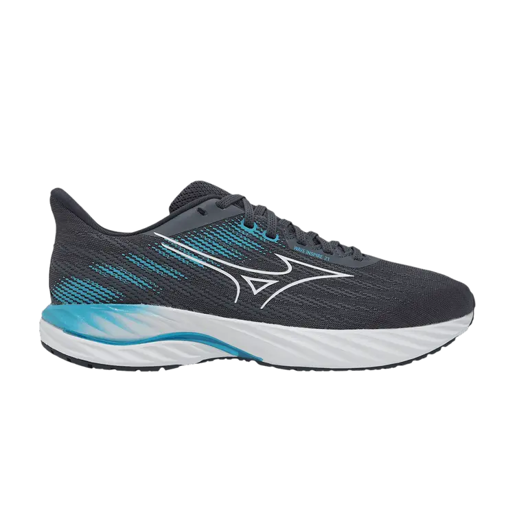 

Кроссовки Mizuno Wave Inspire 21 Super Wide 'Pearl Blue White', серый