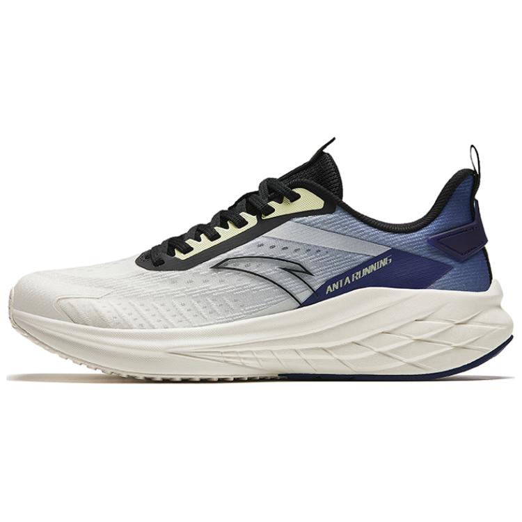 

Антискользящие дышащие легкие беговые кроссовки с амортизацией Rebound Low Top мужские бело-черно-синие