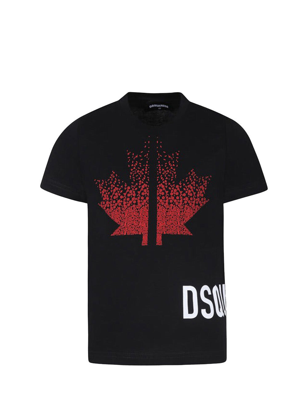 

Черная детская футболка Dsquared