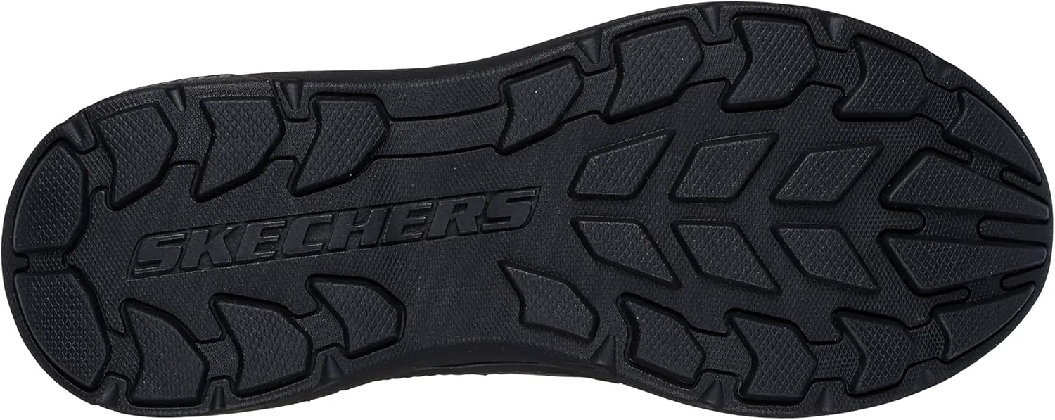 Мужские лоферы Skechers USA Pollard-Osgood с мысом-мокасином, черный — фото 3