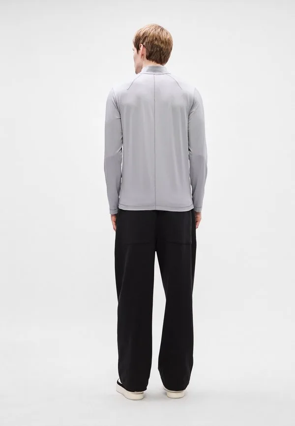 Спортивная футболка с длинными рукавами на молнии Calvin Klein, Sleet — фото 4