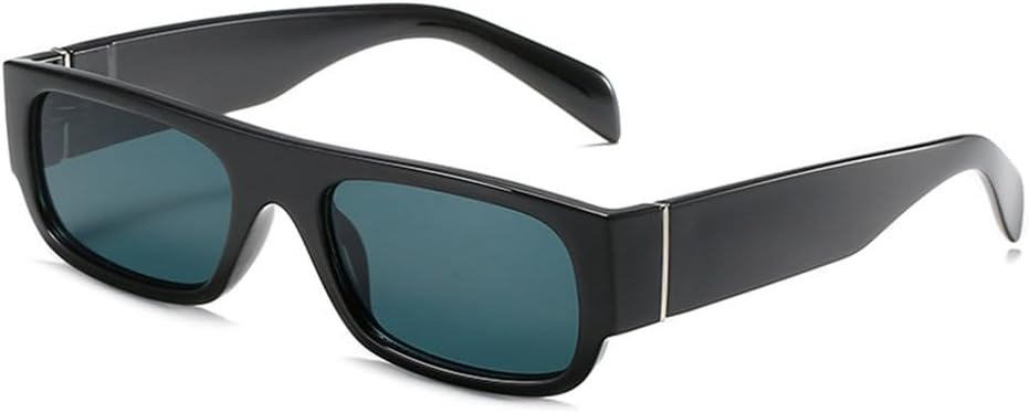 

Ретро маленькие прямоугольные солнцезащитные очки для женщин и мужчин, модные очки цвета шампанского и фиолетового, черные, с защитой от УФ-излучения UV400 KTUCN, Black Grey