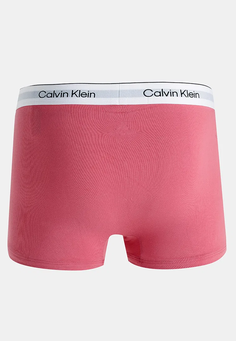 Трусы, 2 шт., Calvin Klein, синий/ярко-розовый — фото 3