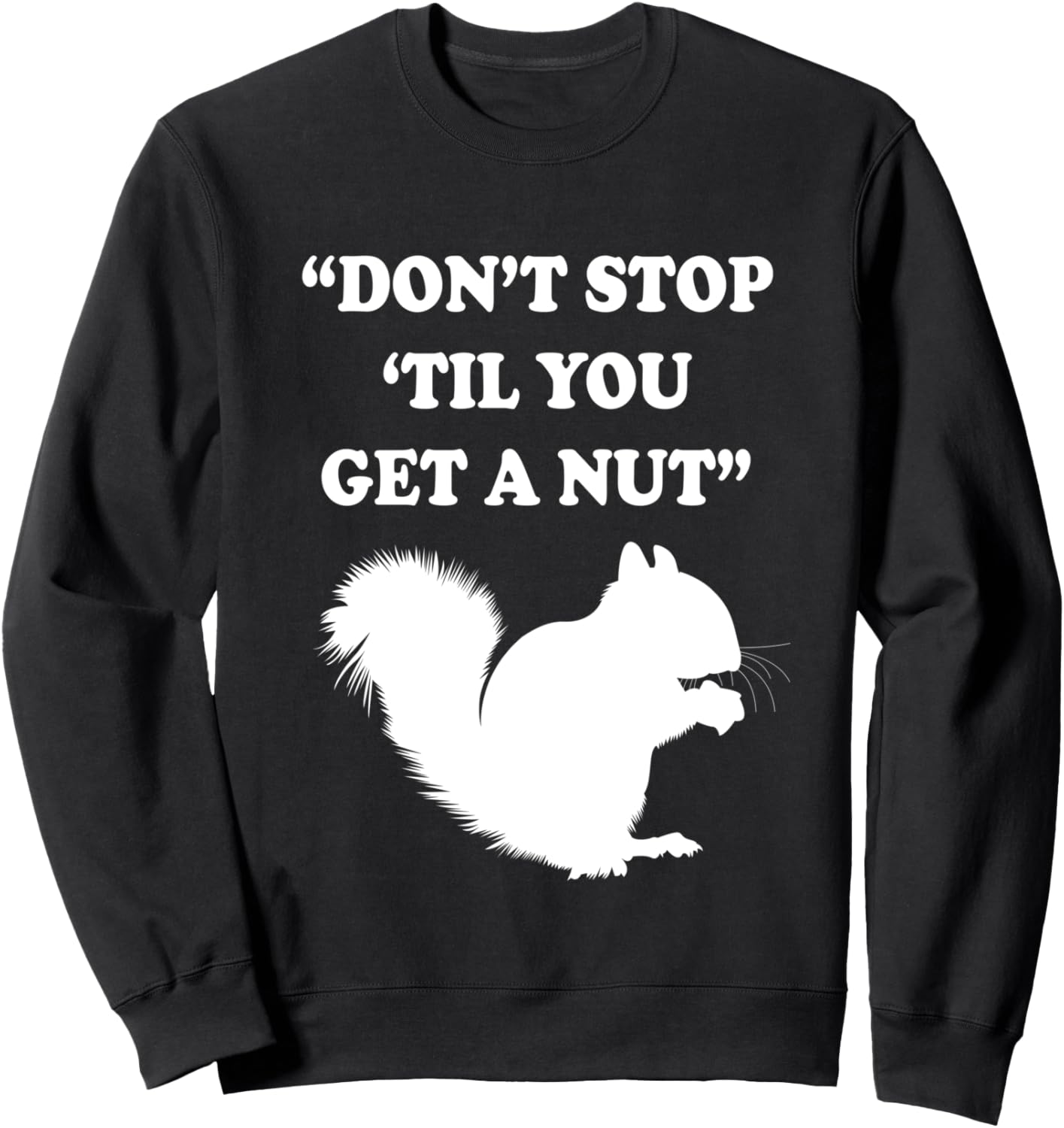 

Забавная толстовка Don't Stop 'Til You Get A Nut Squirrel, черная, размер S Squirrel Enthusiast Humor Enthusiast Lovers