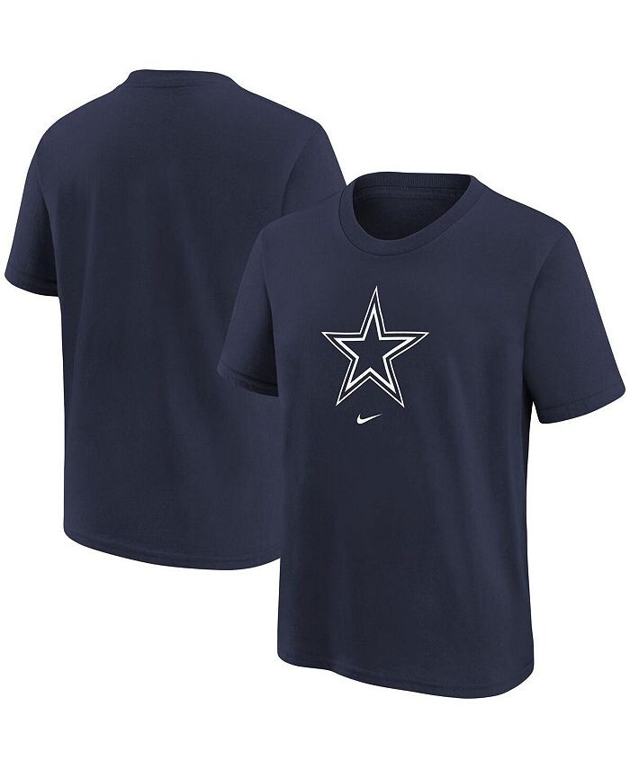 Темно-синяя футболка с надписью Little Boys Dallas Cowboys Team Nike, синий — фото 4