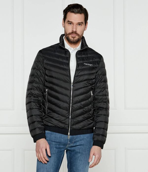 

Пуховик Regular fit Armani Exchange, черный
