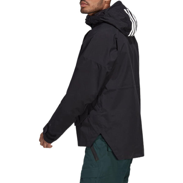 Куртка terrex 2 слоя rain.rdy snow jacket Adidas, черный — фото 3