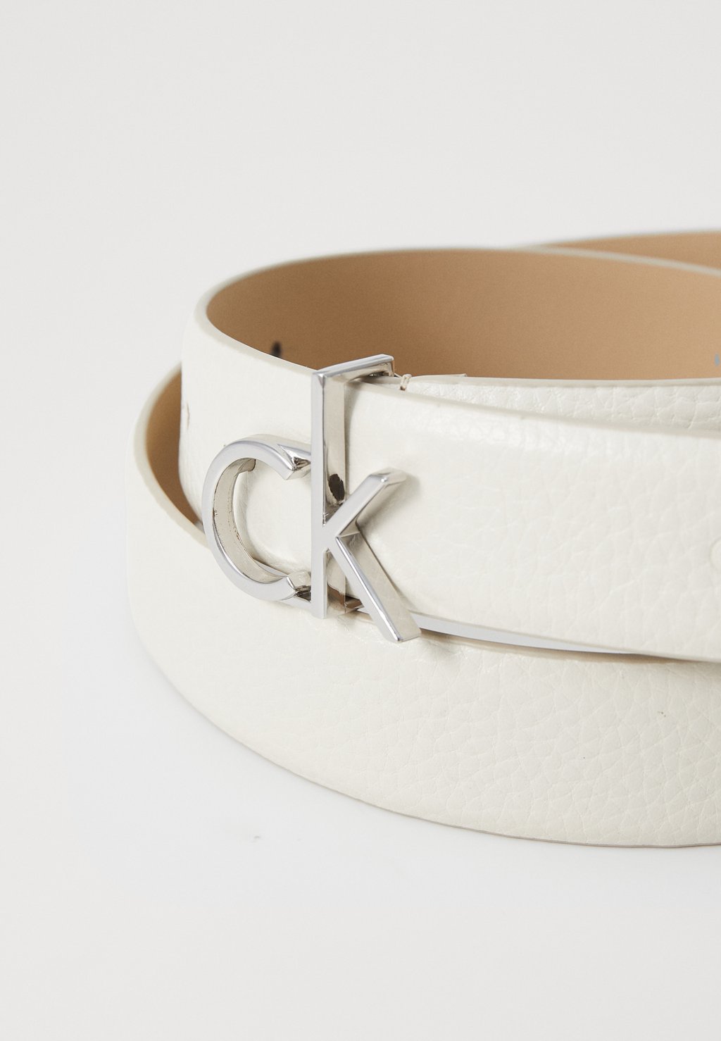 

Ремень LOGO BUCKLE BELT Calvin Klein, бежевый