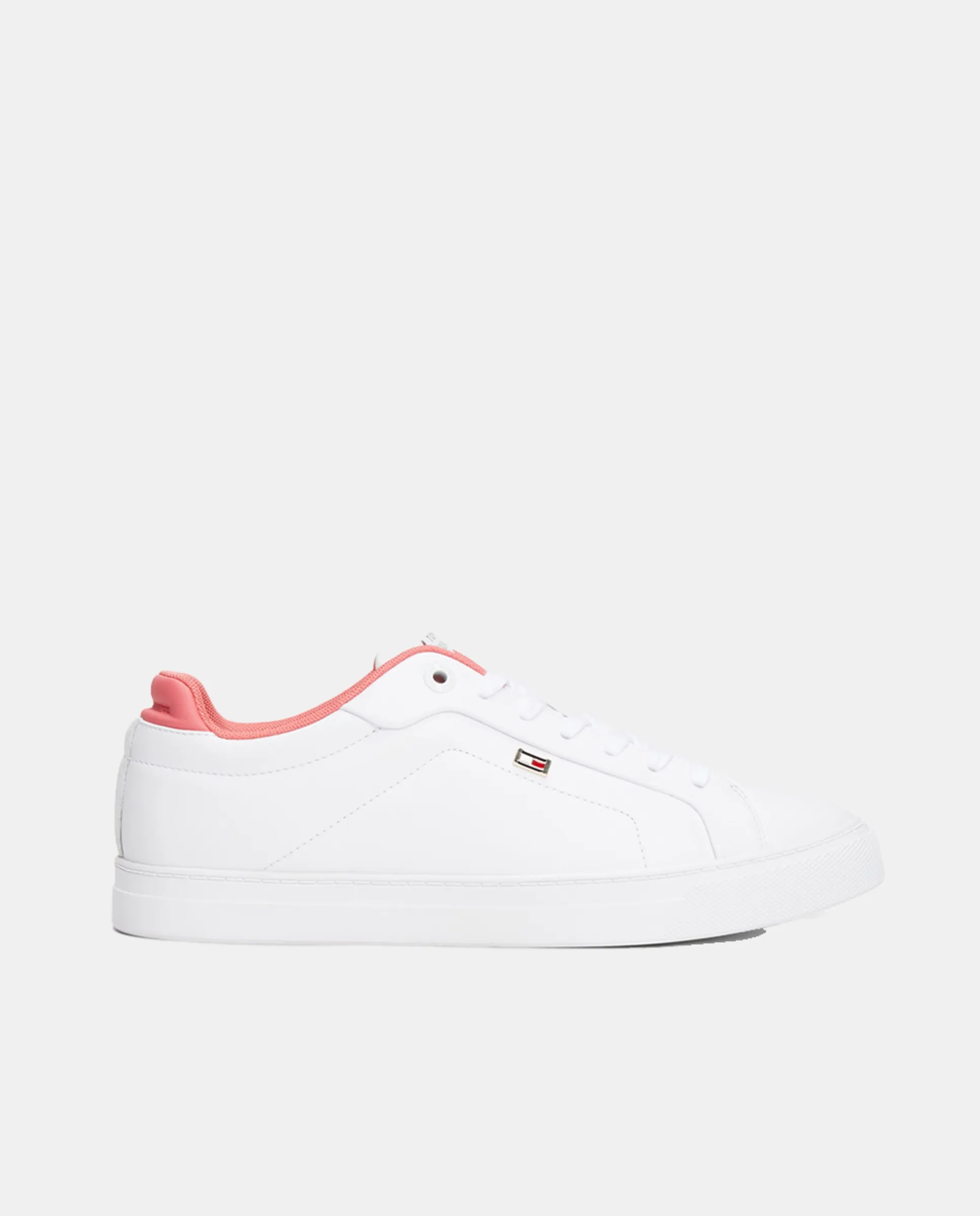 Кроссовки из кожи Tommy Hilfiger, белый