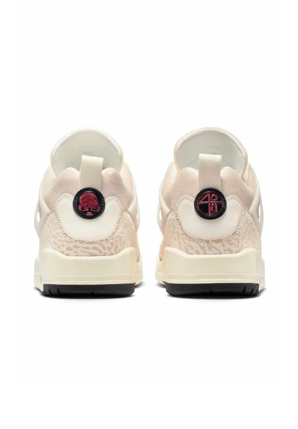 Низкие высокие кроссовки spizike Jordan, Sail/Black/Univ Red/Lt Khaki — фото 4