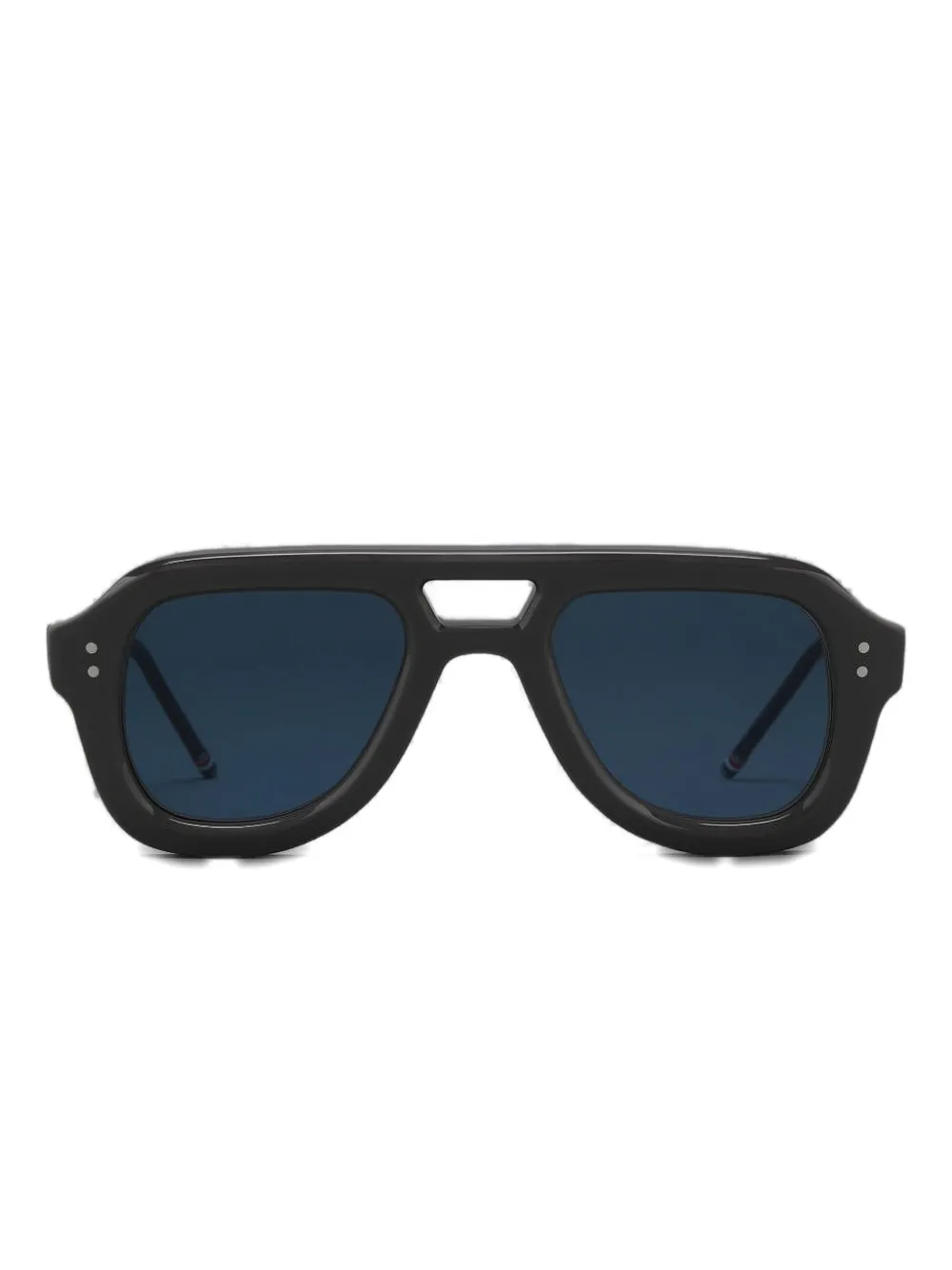 

Солнцезащитные очки с двойной перемычкой Thom Browne Eyewear, серый