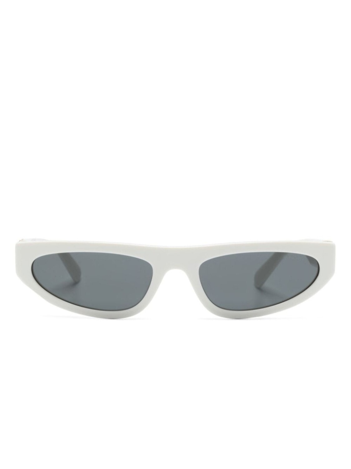 

Miu Miu Eyewear солнцезащитные очки Miu Glimpse в оправе 'кошачий глаз', белый