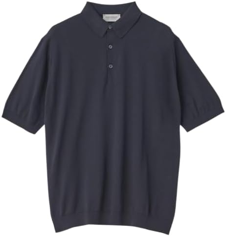 

Мужская рубашка-поло John Medley Navy REID, темно-синяя, размер S John Smedley