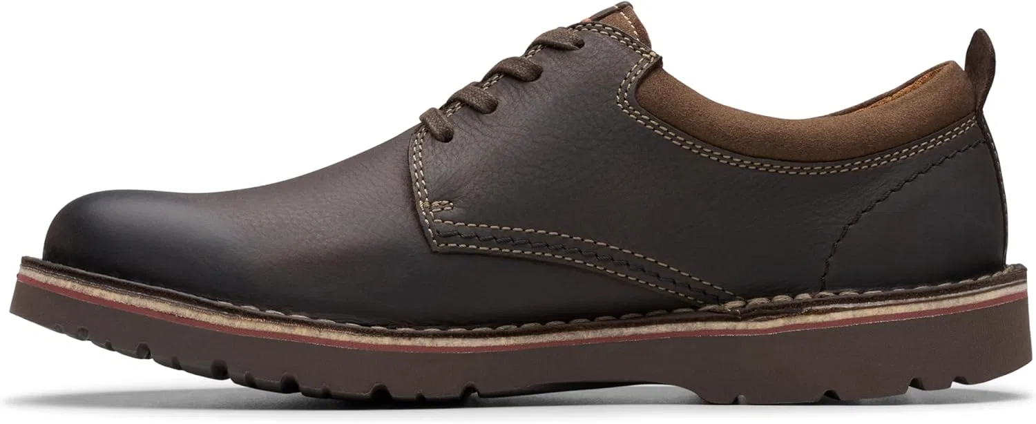 Clarks - - Мужские низкие туфли Eastridge, Dark Brown — фото 3