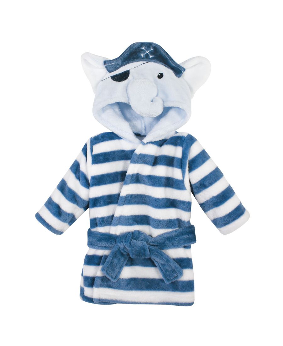 

Уютный халат с капюшоном в виде животного Hudson Baby, Pirate elephant