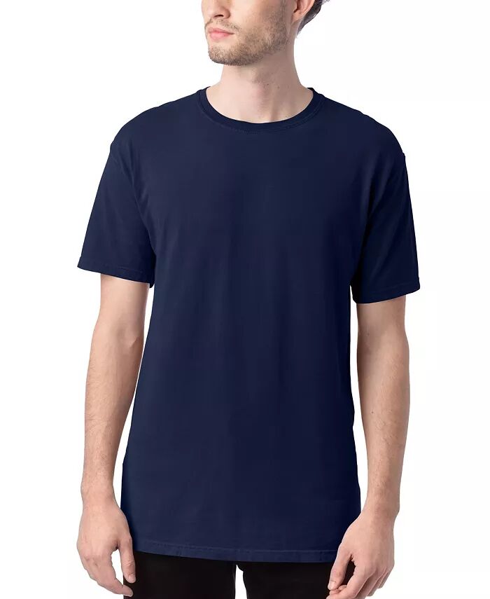 

Футболка унисекс из окрашенного хлопка Hanes, синий