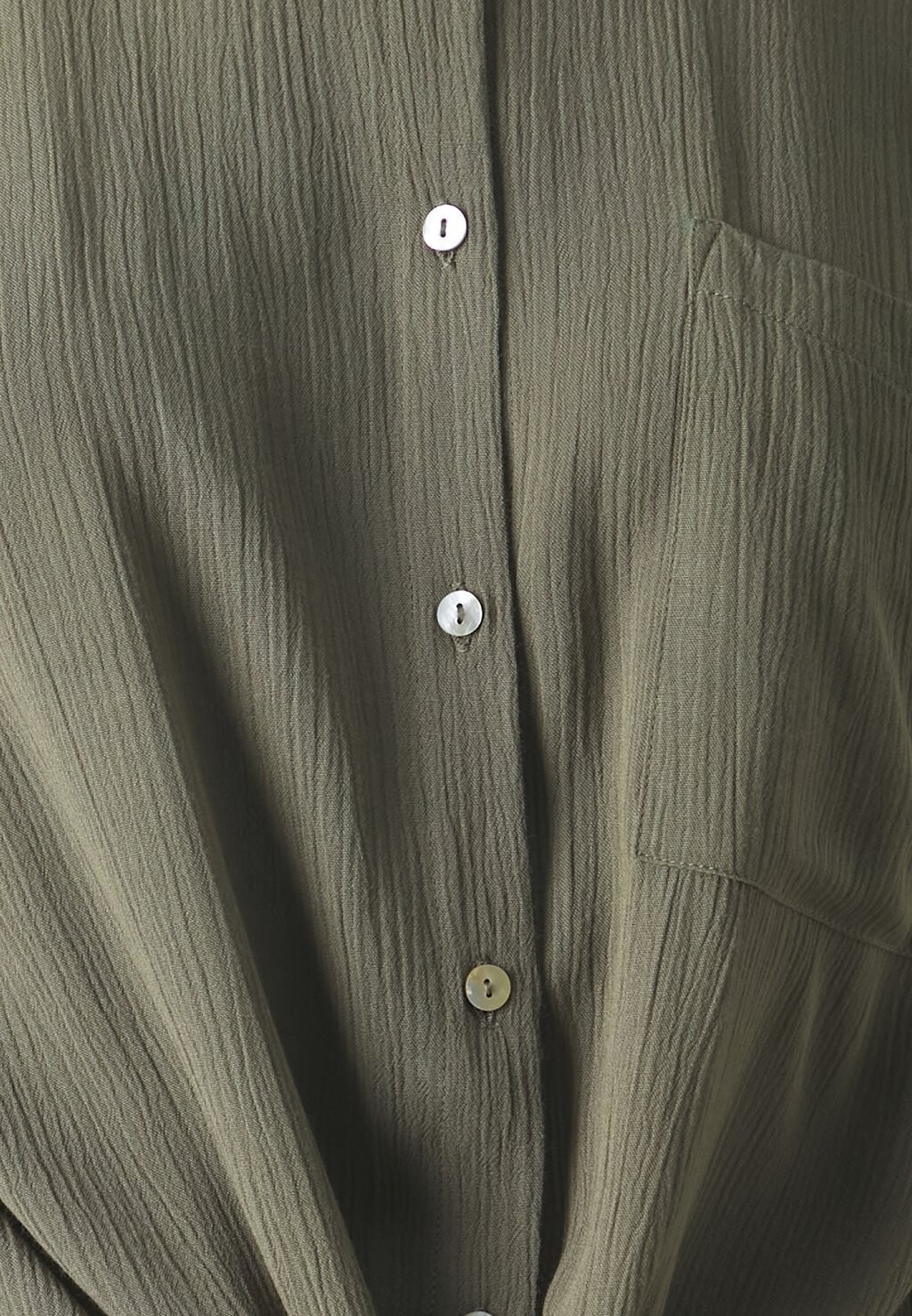 

Блузка-рубашка Onlchiara Shirt Knot ONLY, каламата
