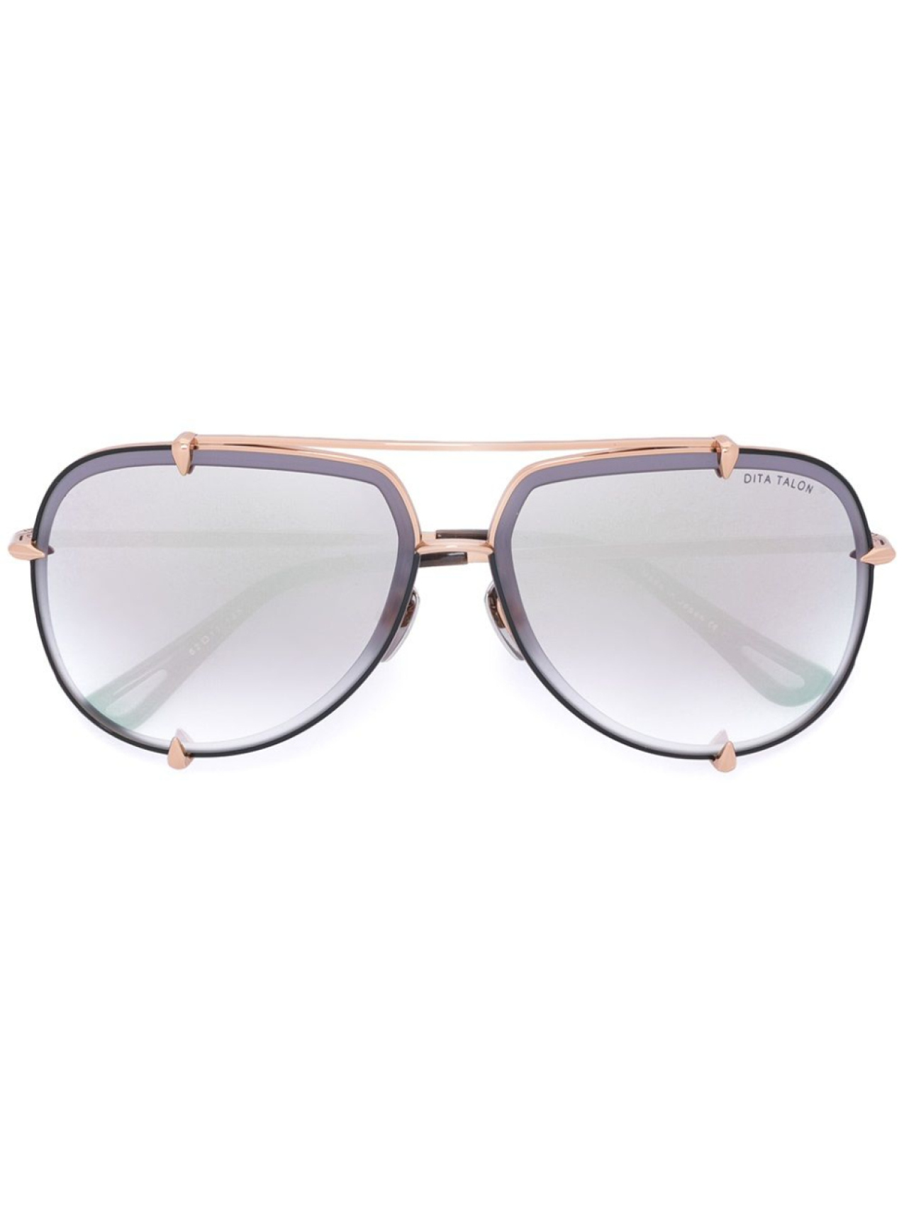 

Dita Eyewear солнцезащитные очки-авиаторы, металлик