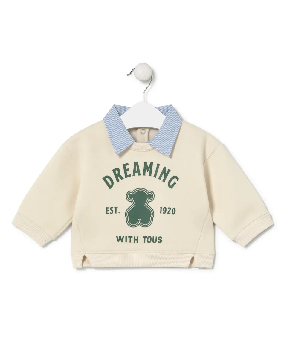 

Хлопковая детская толстовка «DREAMING WITH TOUS» Tous, светло-бежевый